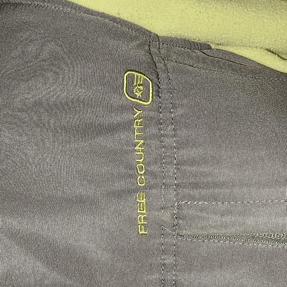 Free Country Heavy Fleece Jacket Green and Grey Size S. - Picture 2 of 7